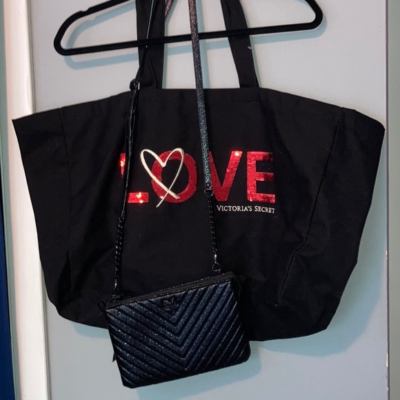 Victoria's Secret Handbags - 💕final price, donating soon! VS tote and wallet